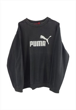 Vintage Puma classic Sweatshirt in Black M