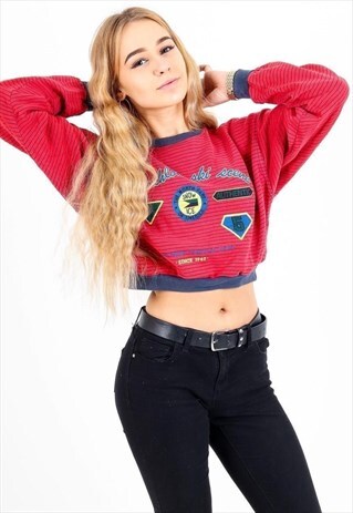 VINTAGE CROPPED SWEATSHIRT SW43
