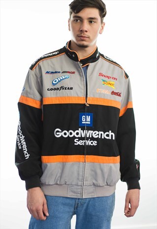 VINTAGE NASCAR LOGO JACKET 90S M 38.1