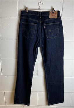 Levis 751 Blue Denim Straight Fit Jeans 