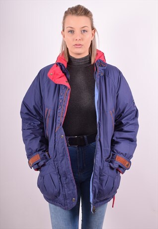 DIADORA WOMENS VINTAGE JACKET SMALL PURPLE 90S