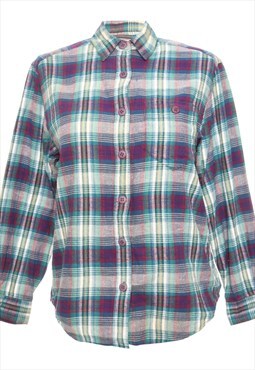 Vintage Flannel Checked Cabin Creek Shirt - M