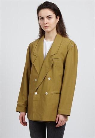 VINTAGE GREEN NORMA BLAZER JACKET