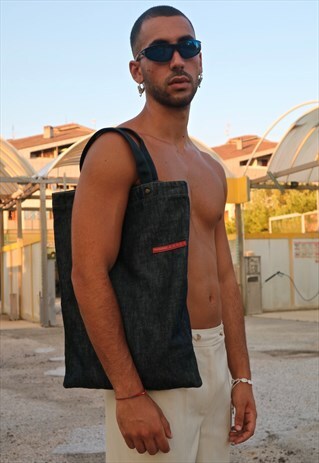 y2k Vintage rare Prada denim bag