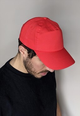 Classic Baseball Cap - Red