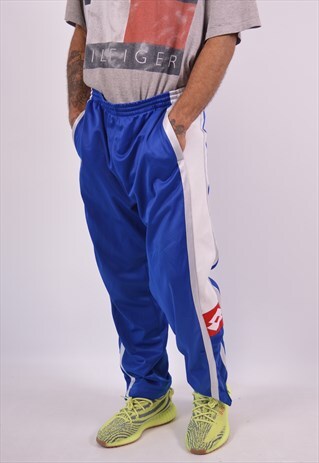 VINTAGE LOTTO TRACKSUIT TROUSERS BLUE