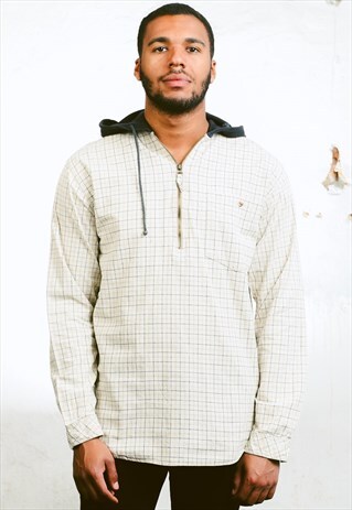 VINTAGE 90S HOODED SHIRT