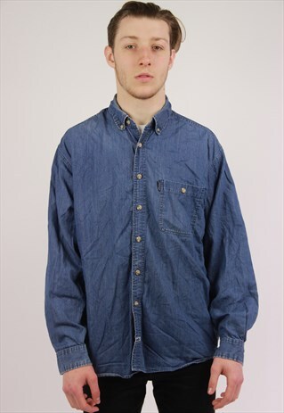 VINTAGE ELLESSE DENIM SHIRT