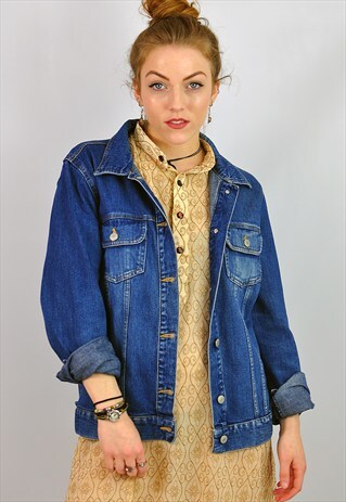 VINTAGE 90S OVERSIZED DENIM JACKET