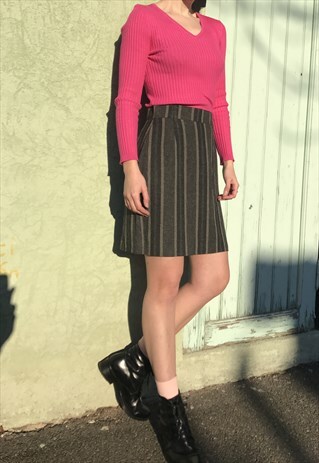 LINEN VISKOSE SKIRT