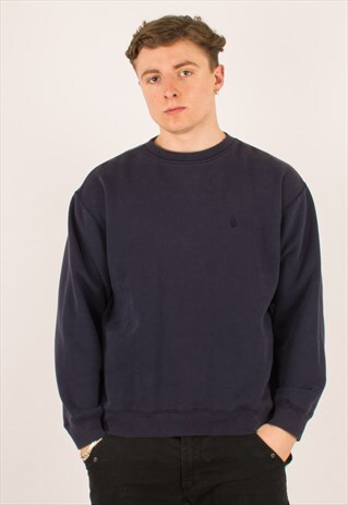 VINTAGE NAVY NAUTICA CREWNECK SWEATSHIRT LARGE