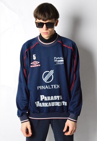 NAVY BLUE UMBRO SWEATSHIRT