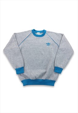 Vintage Adidas 80s Trefoil RARE Sweatshirt Pullover Jumper