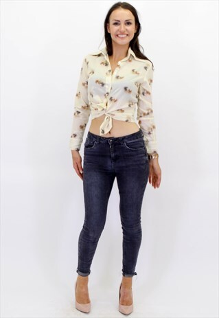 VINTAGE ABSTRACT PATTERN FESTIVAL SHIRT
