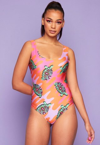TORTOISE SCOOP SWIMSUIT