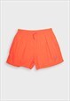 Red chintz sports shorts