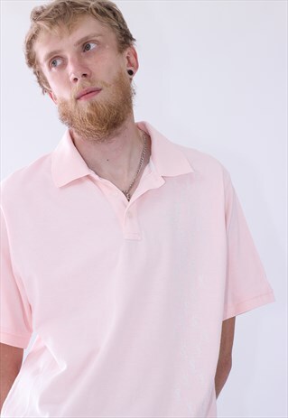 VINTAGE MENS YSL SMALL LOGO YVES SAINT LAURENT POLO SHIRT