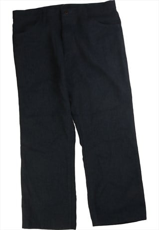 Vintage 90's Wrangler Trousers / Pants Baggy Denim Navy
