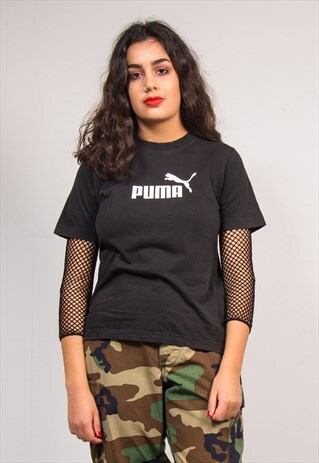 90'S VINTAGE PUMA BLACK T-SHIRT