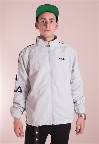 VINTAGE WINDBREAKER JACKET FROM THE 90S BY FILA
