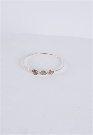 VINTAGE SEMI PRECIOUS STONE BANGLE