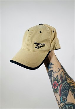 Vintage 90s Reebok Embroidered Baseball Hat Cap