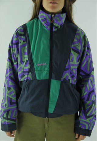90'S SPORT JACKET PURPLE GREEN