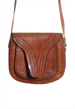 Tooled Leather Bag