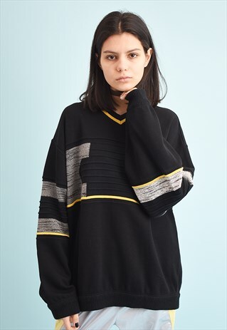 90'S RETRO OVERSIZED DADS KNIT JUMPER