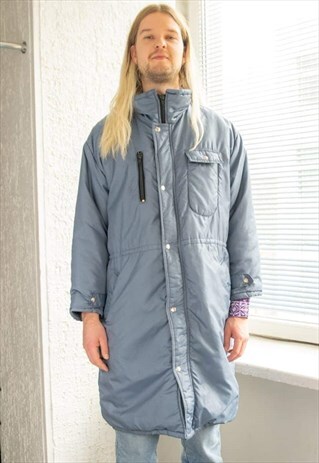 VINTAGE 80'S BLUE COAT