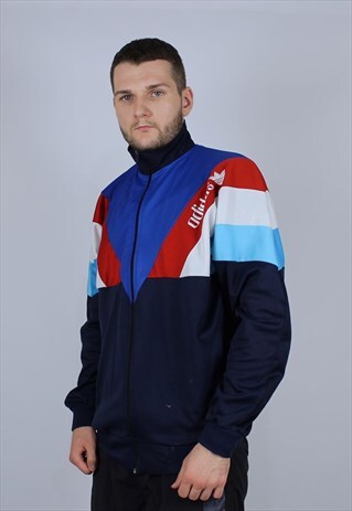 ADIDAS VINTAGE TRACKSUIT TOP MEN RARE