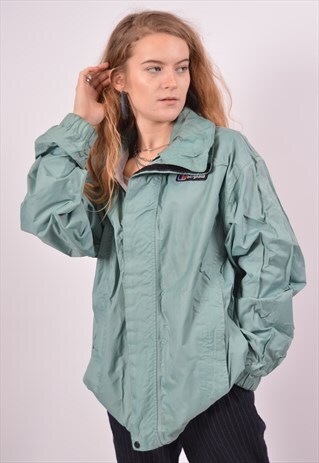 VINTAGE BERGHAUS RAIN JACKET GREEN