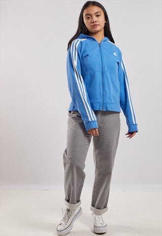 VINTAGE ADIDAS ZIP-UP HOODIE