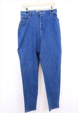 Vintage Sonoma Loose Mom Jeans Blue With Label Patch