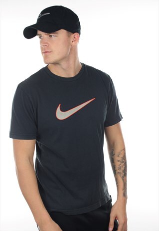 VINTAGE NIKE GRAPHIC SWOOSH LOGO T SHIRT TEE