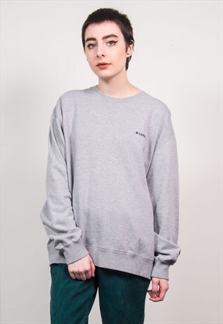 VINTAGE 90'S CONVERSE LIGHT GREY OVERSIZED SWEATSHIRT