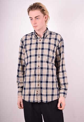 MENS VINTAGE SHIRT LARGE MULTI 90'S