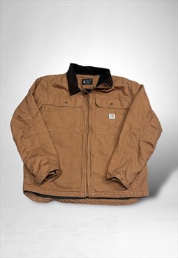 Vintage Early 00s Deadstock Beige Carhartt Workwear Jacket