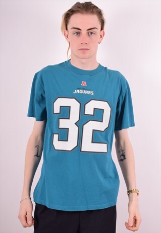 NFL MENS VINTAGE JACKSONWILLE JAGUARS T-SHIRT TOP MEDIUM 90S