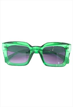 Green Oversized Sunglasses
