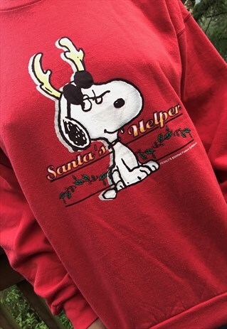PEANUTS CHARLIE BROWN SNOOPY CHRISTMAS HOLIDAY SWEATSHIRT