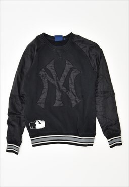 Vintage Majestic NY Sweatshirt Jumper Black