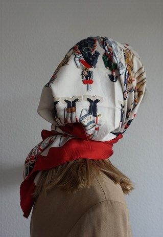 VINTAGE HERMES SCARF LA GRANDE ARMEE SHAWL