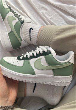 NIKE Sage green air force 1 custom af1 