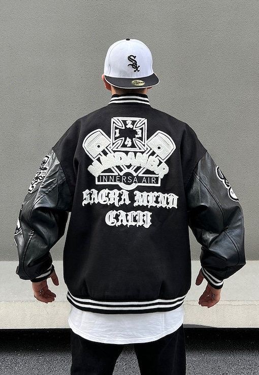 Oversized Vintage Graphic Baseball Jacket II