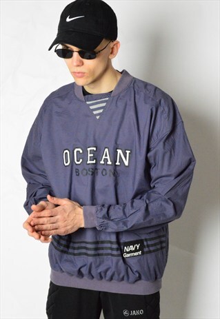 VINTAGE 80S PURPLE LIGHTWEIGHT SWEATSHIRT
