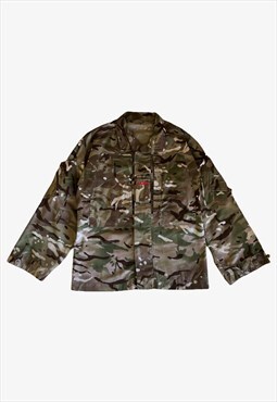 Vintage 90s Camouflage Cadet Long Sleeve Shirt