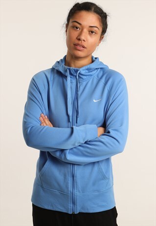VINTAGE NIKE EMBROIDERED ZIPPED SWEATSHIRT