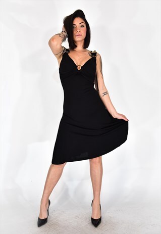 JUST CAVALLI ELEGANT BLACK DRESS