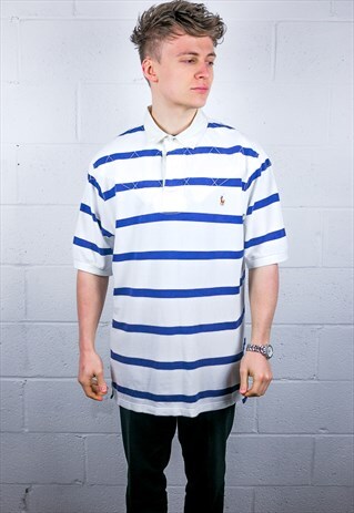 VINTAGE RALPH LAUREN RUGBY POLO SHIRT